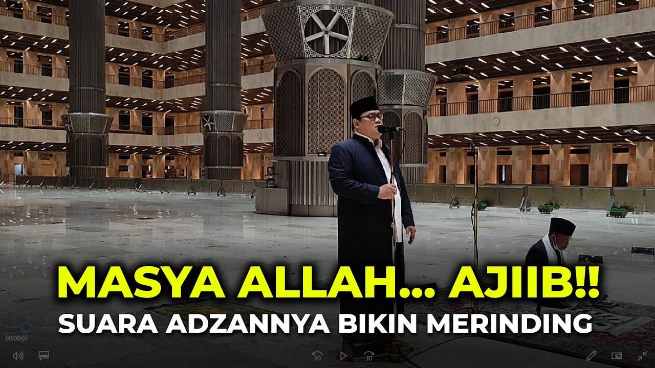 Masya Allah...  'Ajiiib, Suara Azannya Bikin Merinding