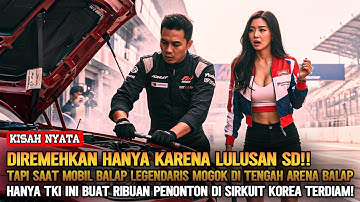 SIRKUIT KOREA GEMPAR‼️DENGAN AKSI TKI LULUSAN SD INI SAAT MOBIL BALAP KOREA MOGOK BUAT SEMUA TERDIAM