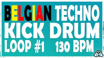 BELGIAN KICK DRUM LOOP 1 🔊 (130 BPM - Warehouse Techno Bassdrum)