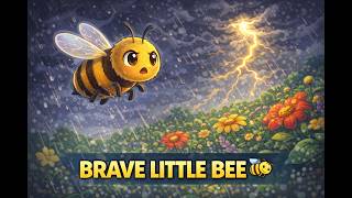 The Brave Little Bee 🐝 | Courage & Hard Work Story for Kids | Moral Story