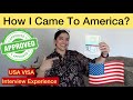 How i came to america   my usa visa interview experience  questions asked  immigrant visa