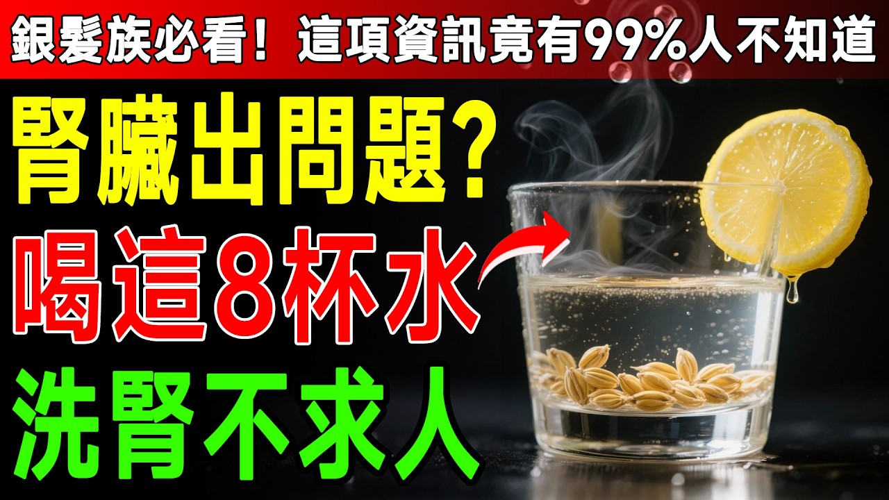 腳腫、疲勞是警訊！別等洗腎才後悔！資深醫師教你喝「這種水」清腎毒，效果好得嚇人！ #排毒 #養生 #天然療法