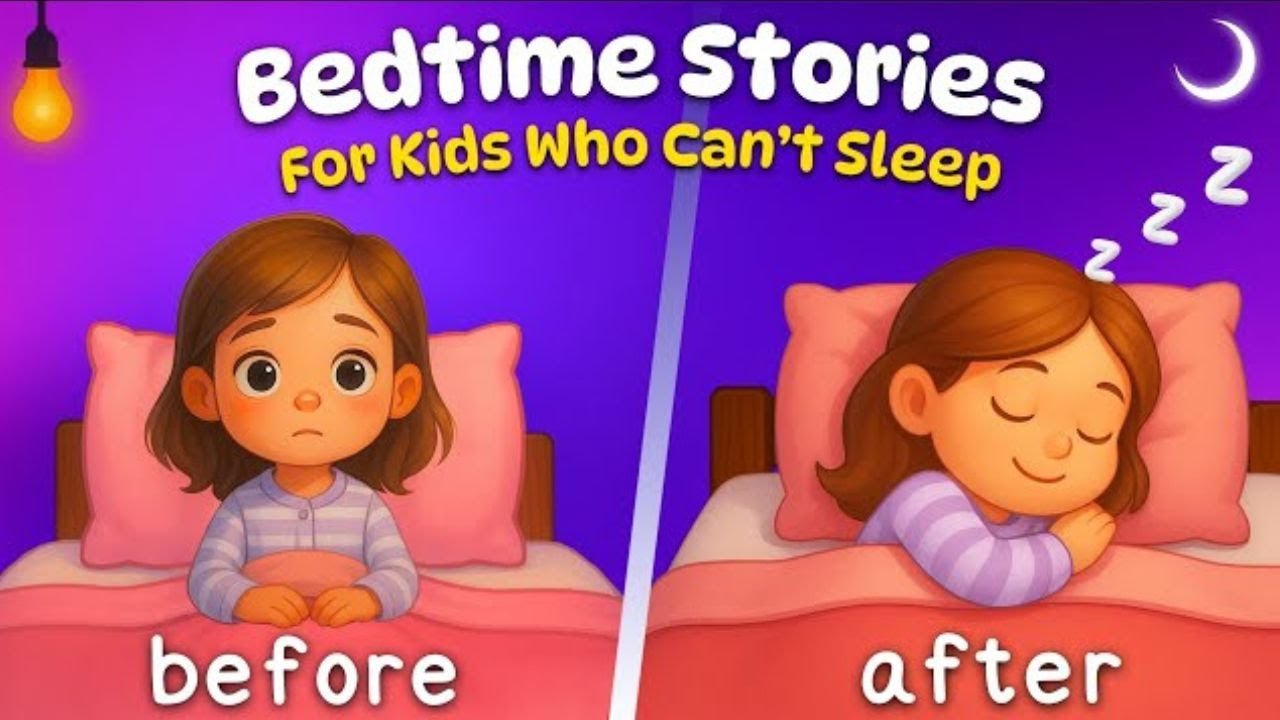 The Moon That Watches Over You 🌙 | Calm Bedtime Story for Kids (Sleep Fast & Feel Safe) | Age : 3-5