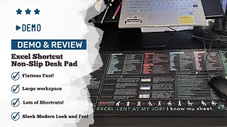 First Impressions - 7SHAAARKS Windows, Word, Excel & PowerPoint Cheat Sheet Desk Pad