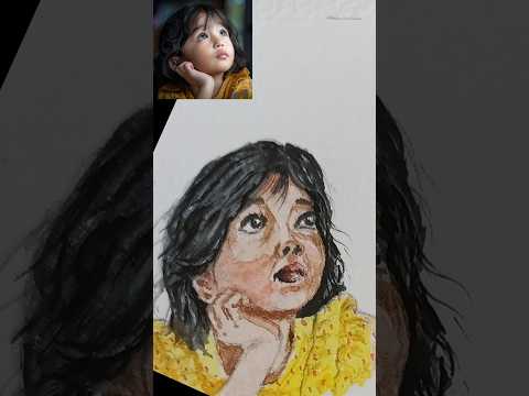 مايكرو بورتريه بالألوان المائية الجزء 2