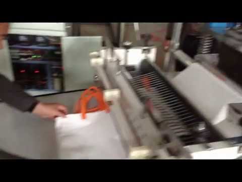 non woven bag making machine with handle loop