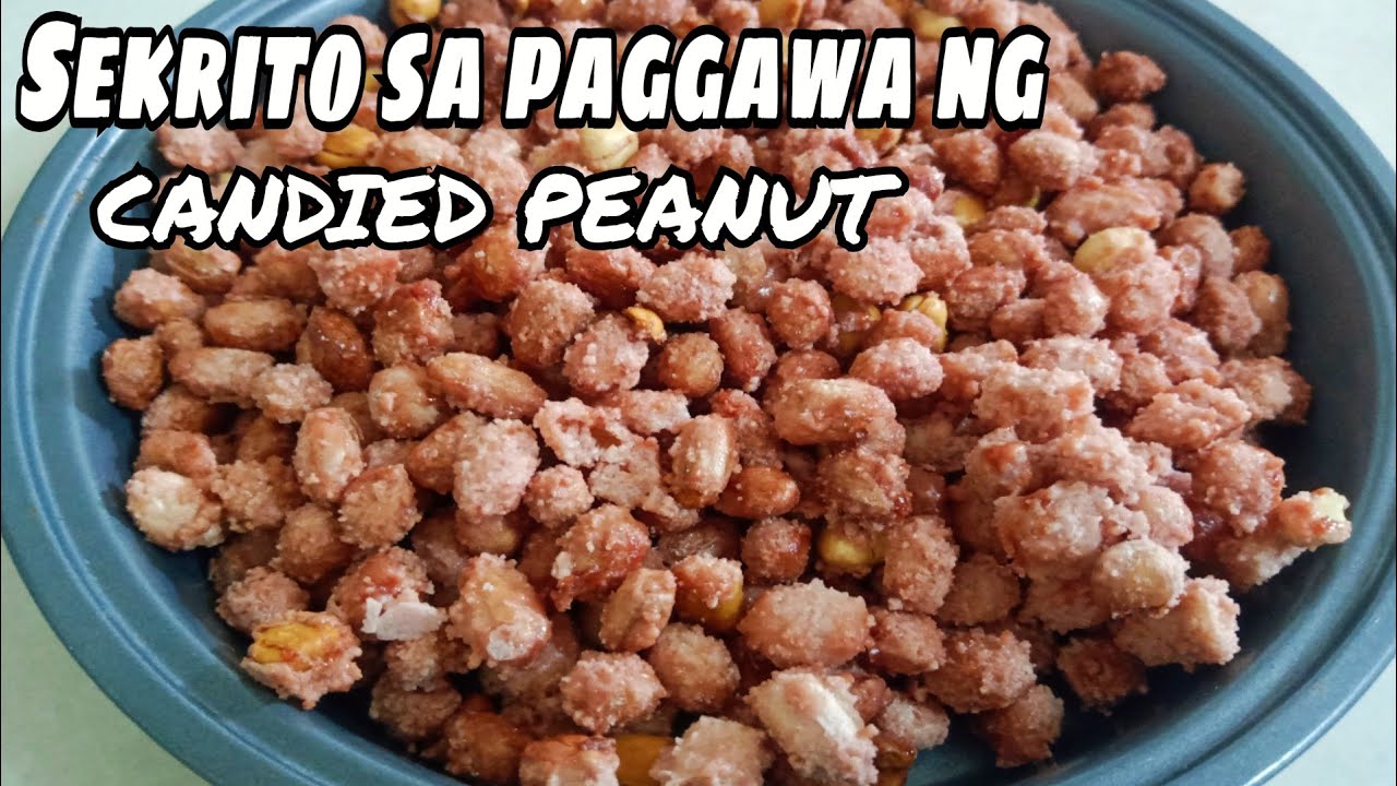 PAANU GUMAWA NG MANI NA MAY ASUKAL Sugar coated peanut YouTube