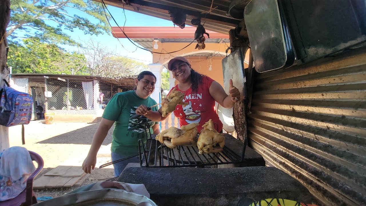 Así me esperaba mi hermana linda 