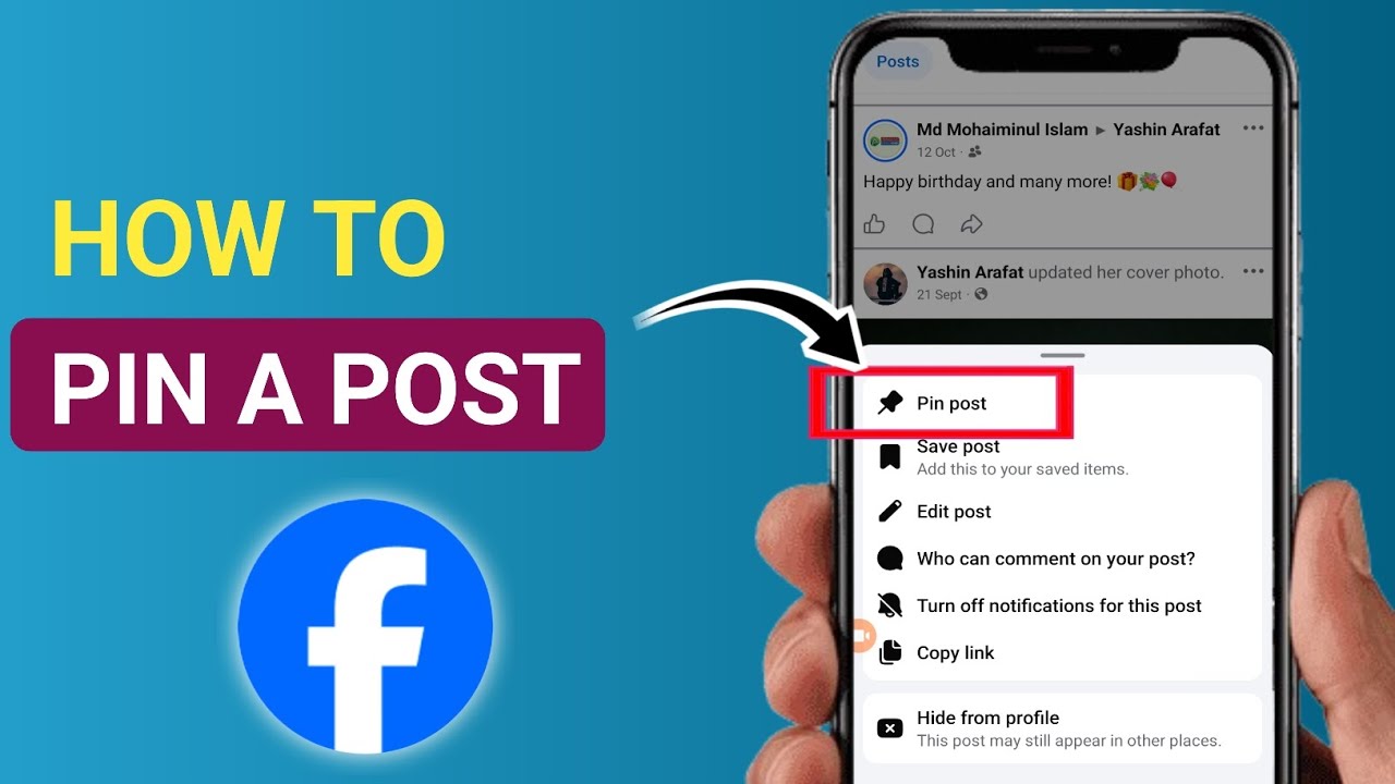 📌 How to Pin a Post on Facebook 2026 | Step-by-Step Tutorial - YouTube