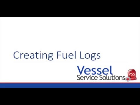 Creating Fuel Logs in VSS