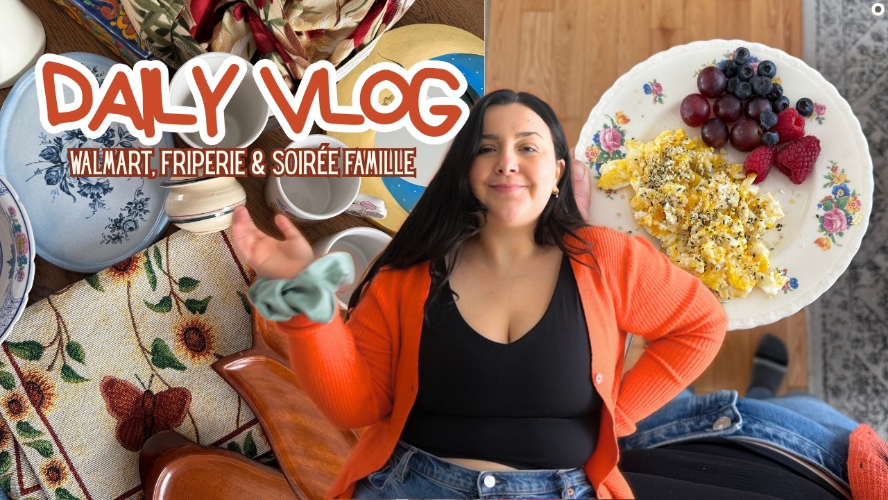 un vendredi avec moi : walmart, friperie & soirée en famille !