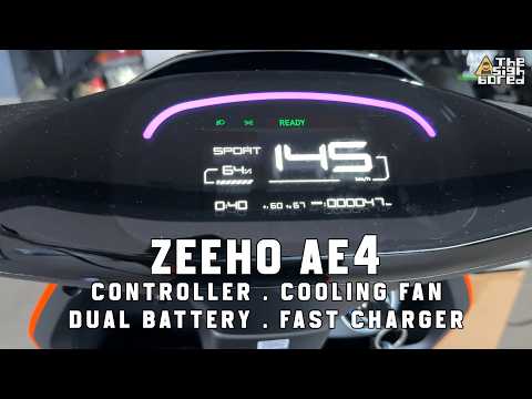 Zeeho AE4 Upgrades! Controller + Cooling Fan + Dual battery + Fast charger
