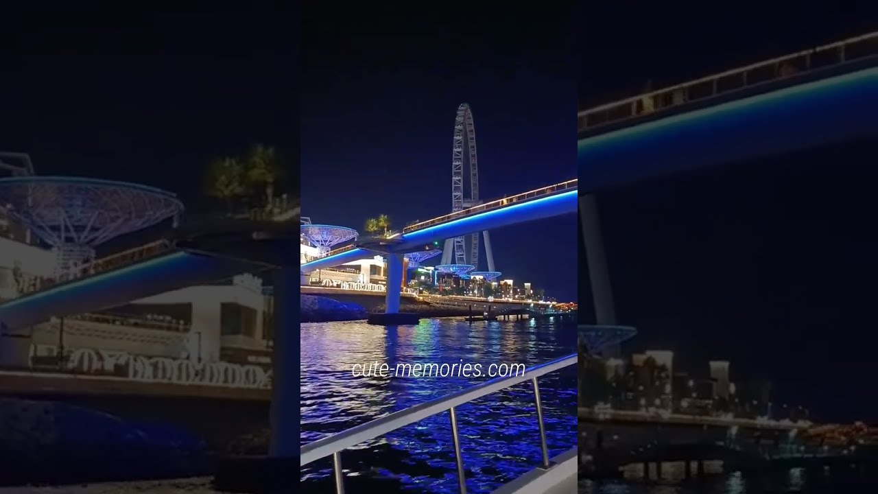 One way ticket to the Blue 💙 Dubai Bluewaters island | #bluewatersisland #aindubai #dubaimarina