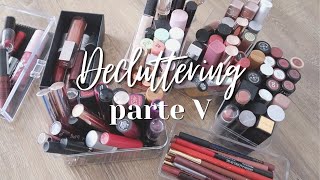 DECLUTTERING de labiales ¡el último y acabamos! | Limpieza y orden de mi colección de maquillaje