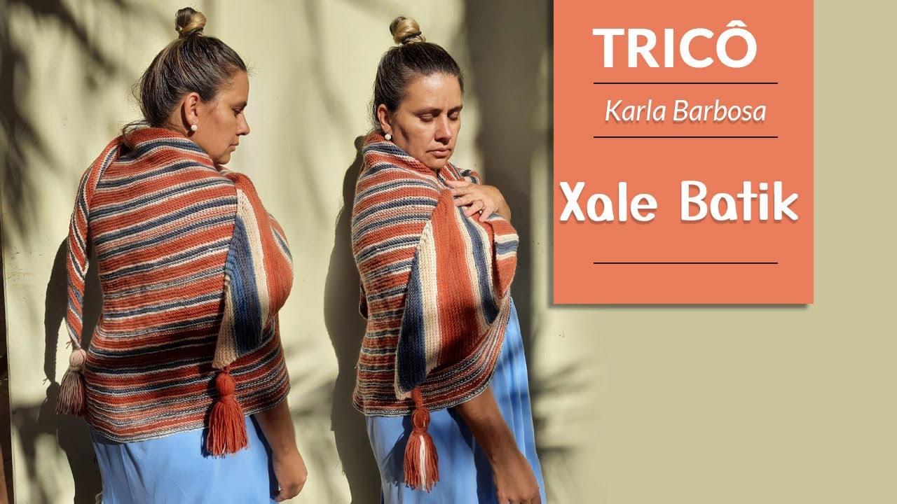 Fio Batik  Círculo- Como Fazer Xale Batik
