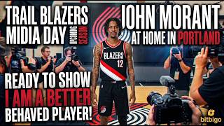JA MORANT Ready For This New Chapter With The PORTLAND TRAIL BLAZERS 2026-27 NBA SEASON NO GUNS