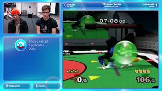 SoCal Melee Arcadian 2024 - snake (Falco) vs. Cohenski (Fox) - Winners Semis