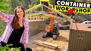 Putting A ROOF On Our CONTAINER Shop | Part 3