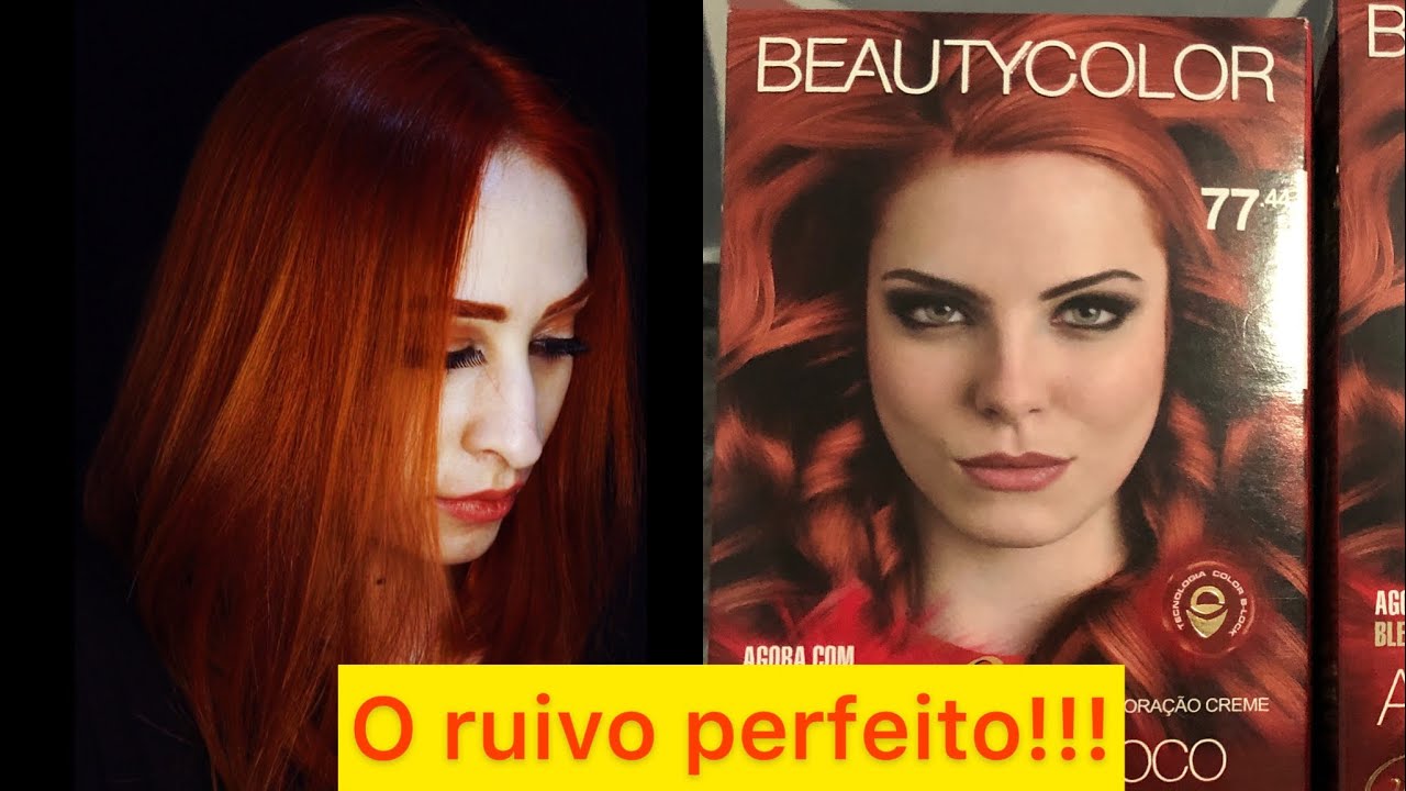 Beauty Color 77.44 melhor ruivo acobreado! Você vai pirar!!!