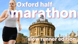 Run a half marathon with me as a slow beginner runner (over 2.5 hours)