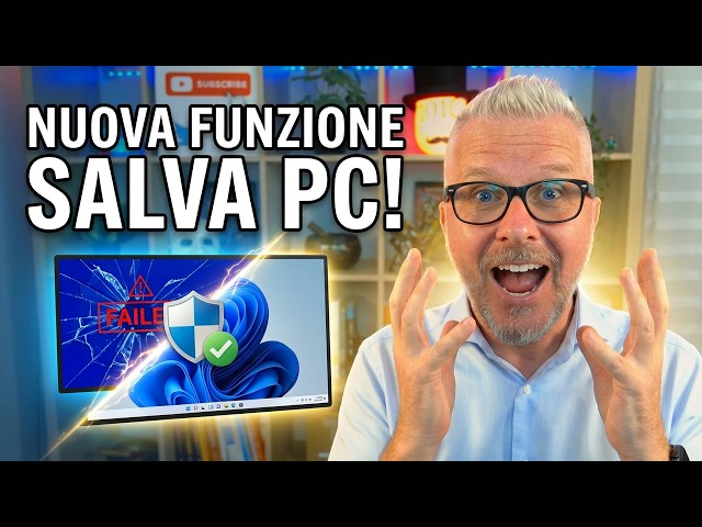 La nuova funzione che ti salva il PC anche se Windows non parte