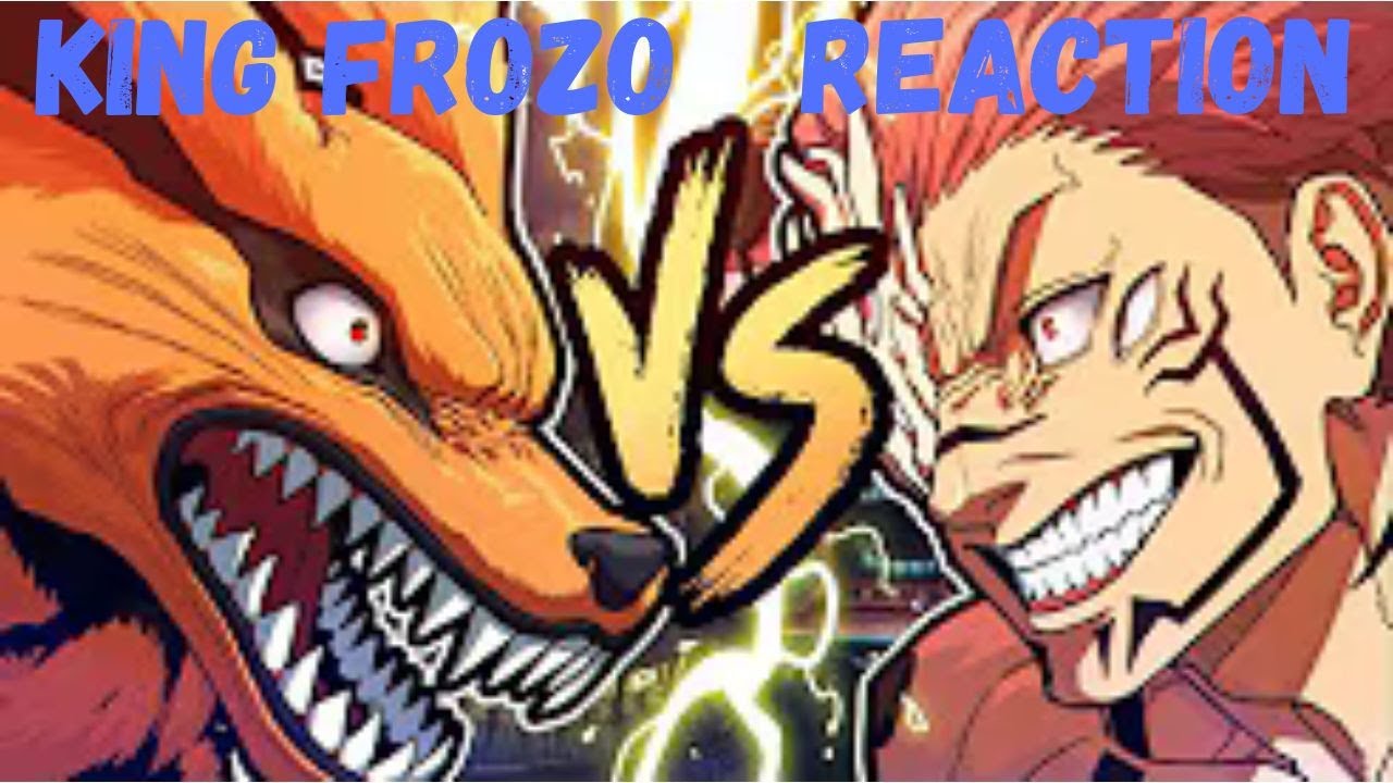 FROZO REACTS TO KURAMA VS SUKUNA RAP BATTLE | RUSTAGE ft. 954MARI (MASSACRE??)