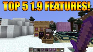 ★Minecraft 1.9 The Combat Update - TOP 5 FEATURES & CHANGES! ★