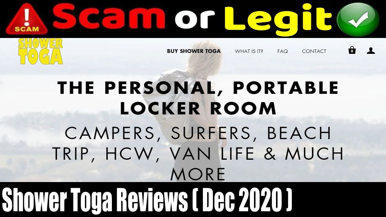 Shower Toga Reviews {December 2020} Is It a Legit Seller or Not Truth