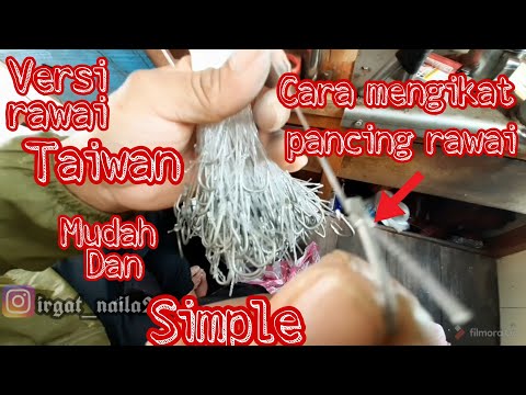 Video: Cara Memasang Cangkuk Pada Tali Pancing