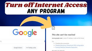 How to Block Any Program's Internet Access