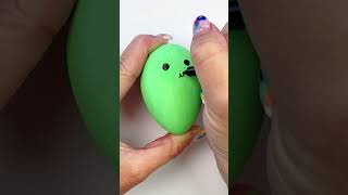 Cactus Easter egg decorating idea! #eastercraft #easteregg #eastereggs #shorts