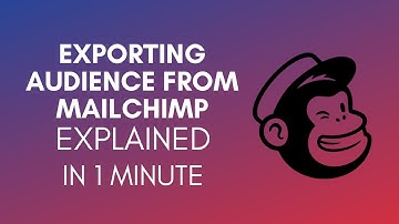 How To Export Audience From Mailchimp? (2024)