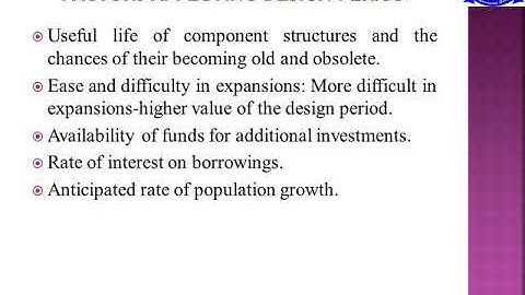 Design Period and Population Forecast part 1