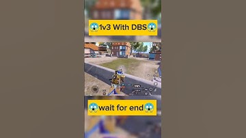 😱1v3 With DBS😱#shorts #bgmi #pubgm #shortvideo #viralshorts #pubg #short #shortsfeed