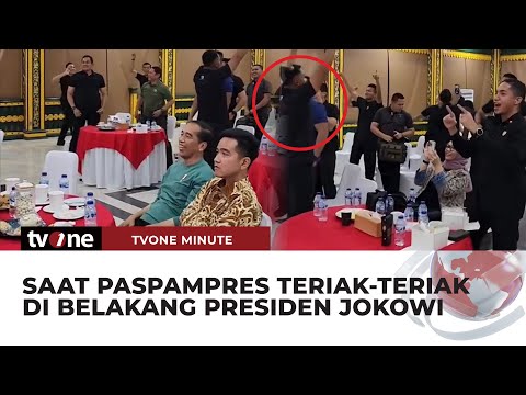 VIRAL! Paspampres Presiden Jokowi Teriak-Teriak saat Timnas Indonesia Menang | tvOne Minute