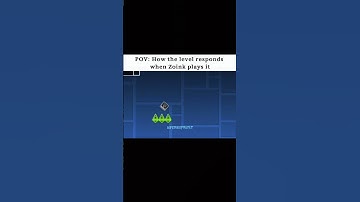 When Zoink Plays a level #geometrydash