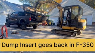 “Quick” INSTALL of Dump Bed Insert