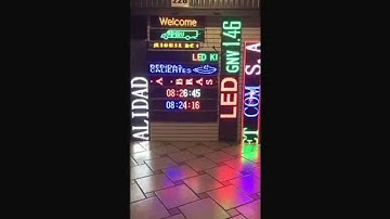 letreros LEDs programables