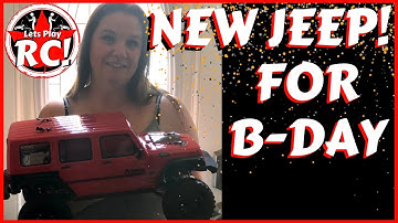 Axial SCX10 II  2017 Jeep Wrangler Unlimited  (NEW JEEP FOR BDAY) /Lets Play RC!