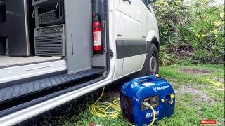 Sprinter Powered by a Portable Generator DIY RV Camper Van