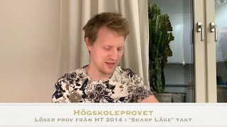 Högskoleprovet - Hur snabbt kan man räkna egentligen?