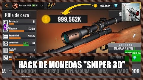 Top 1 Hack de Sniper 3D, Hack de Monedas!!