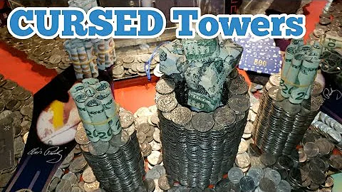 CURSED TOWERS Inside The High Limit Coin Pusher Jackpot WON MONEY ASMR