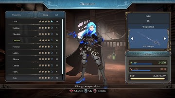 Granblue Fantasy Versus: Weapon Skins (Gran, Katalina, Lancelot, & Percival)