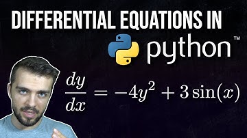 How to Solve Differential Equations in PYTHON
