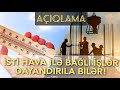 İSTİ HAVA İLƏ BAĞLI AZƏRBAYCANDA İŞLƏR DAYANDIRILACAQ - AÇIQLAMA! XƏBƏRLƏR 2021