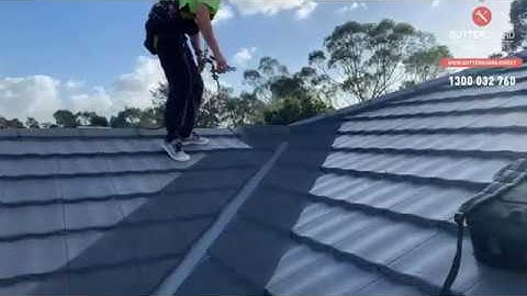 Gutter Guard Direct 2U   Tiled Roof Valley - Gutter Guard Installation