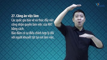 Công ước quốc tế về Quyền của người khuyết tật - Điều 27.9, Công ăn việc làm