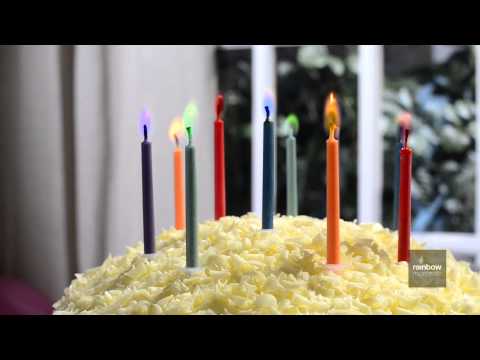 Boxer Gifts present: Colour Flame Party Candles