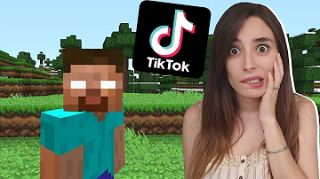PROBAMOS LOS TIKTOK MÁS VIRALES DE MINECRAFT 16 PROBAMOS LOS TIKTOK MÁS VIRALES DE MINECRAFT 16